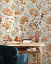 Colorful Paisley Wallpaper